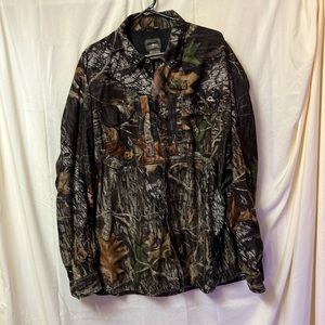 Drake waterfowl systems button up shirt camouflage
